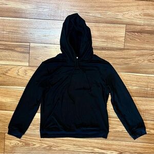 Serra Black Hoodie Sweatshirt